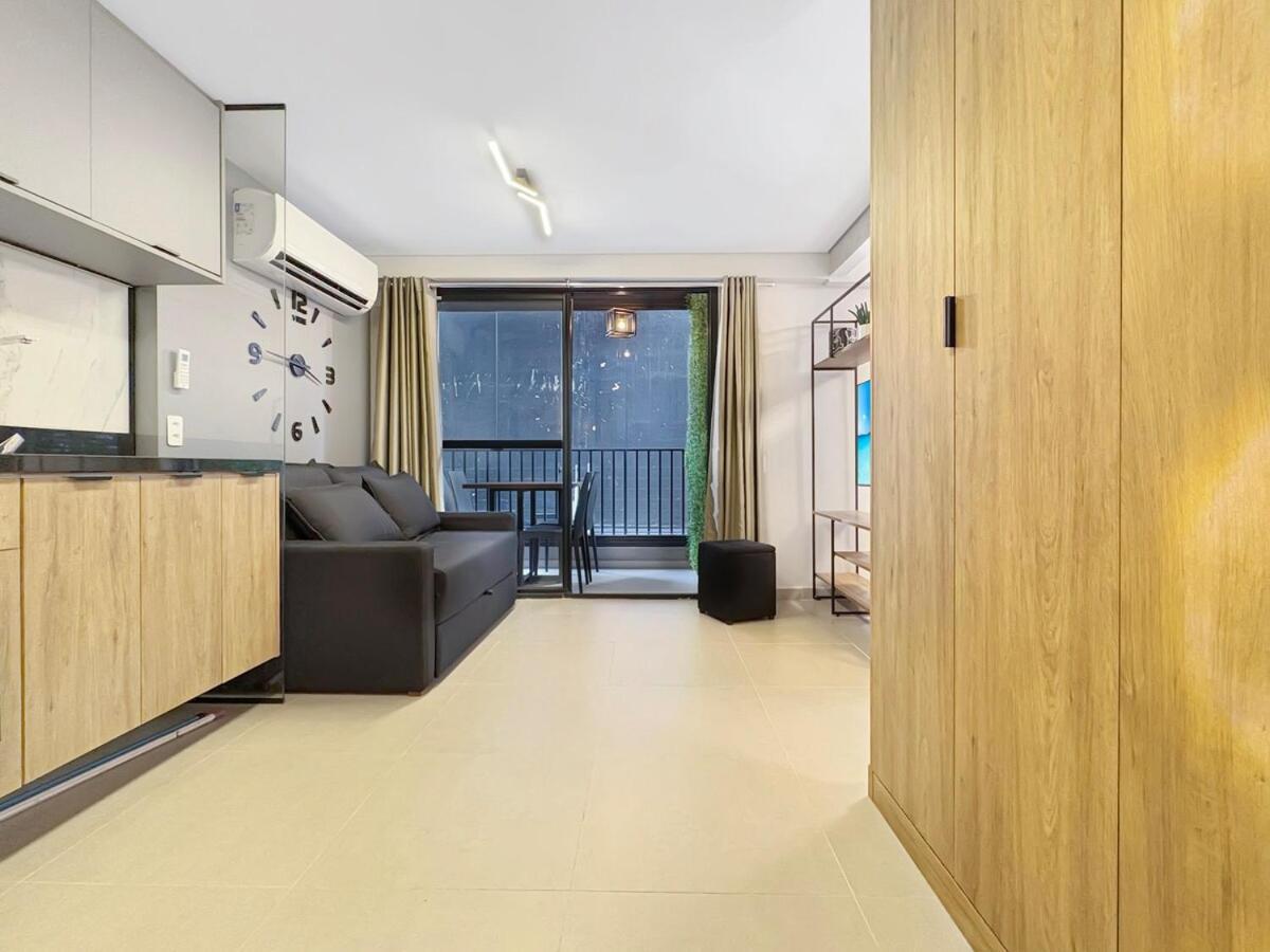 Modern Kitchen Balcony Air Conditioning Apartamento São Paulo